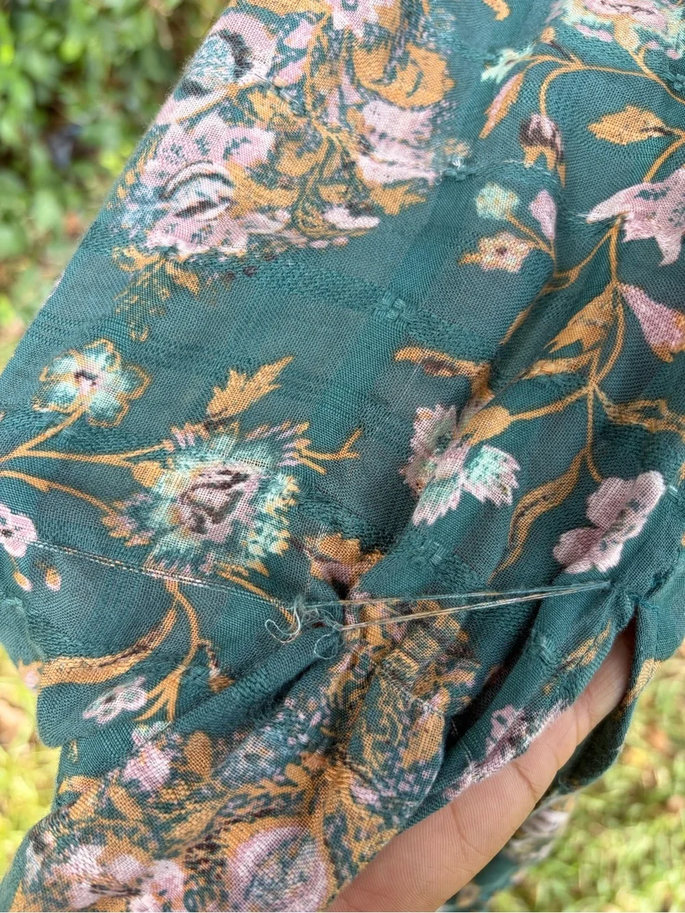 Free people Green Floral Oasis Dress